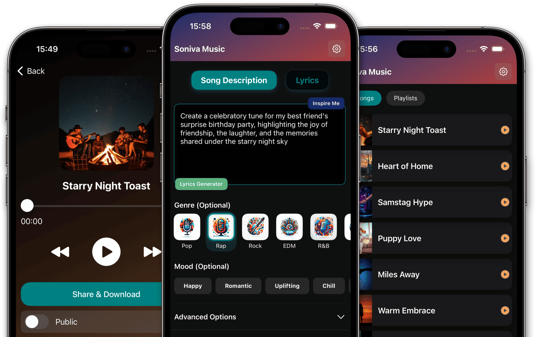 Soniva Music App