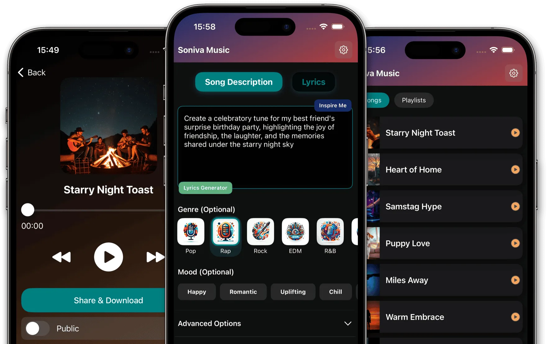 Soniva Music App